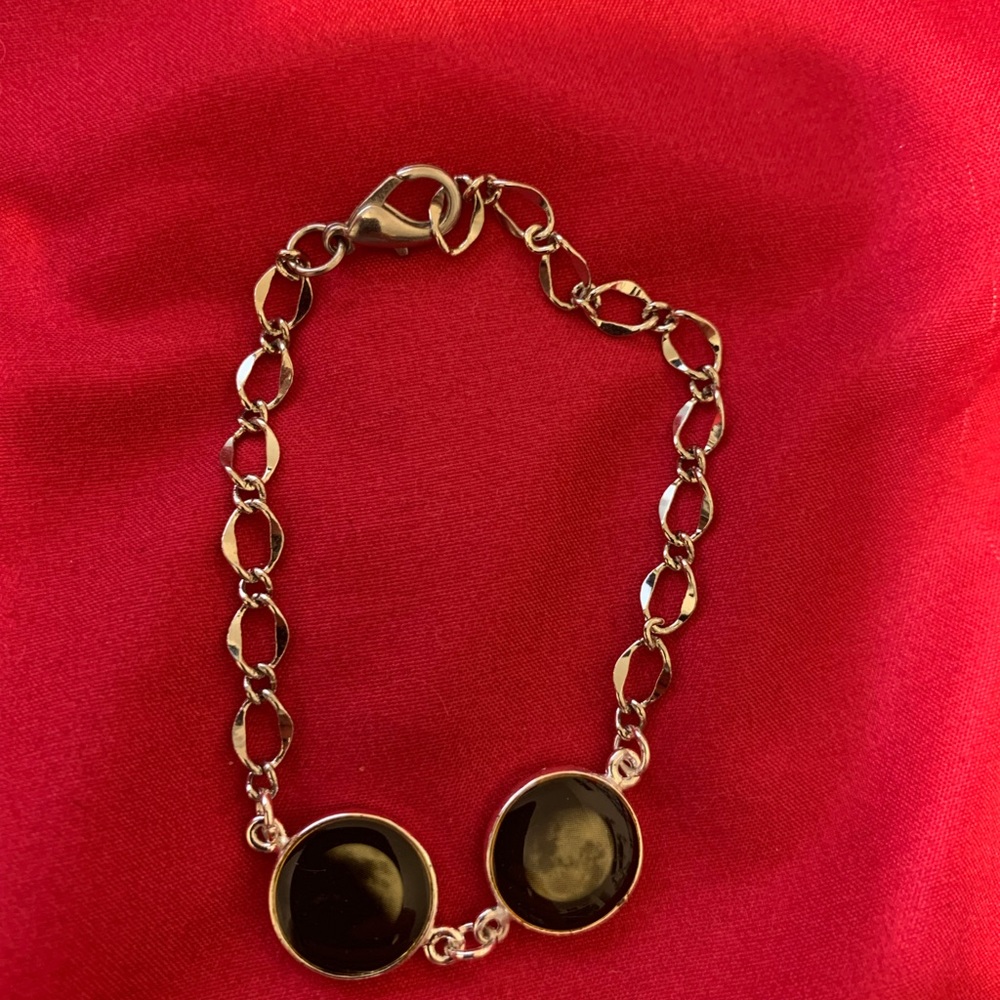 Moon phase bracelet